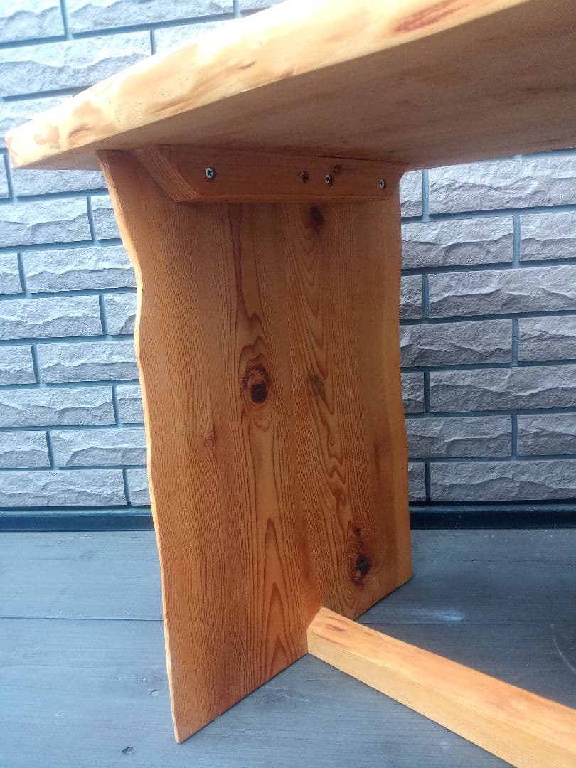 桧ローテーブル（ハンドメイド）