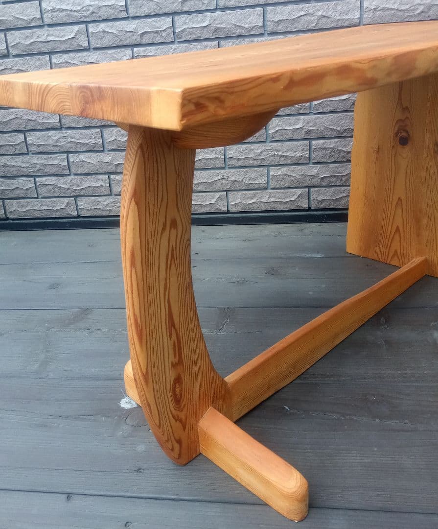 桧ローテーブル（ハンドメイド）