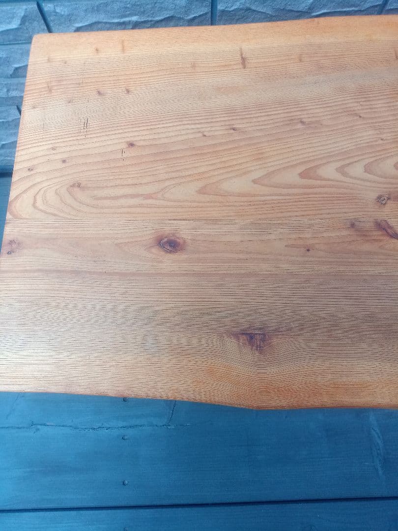 桧ローテーブル（ハンドメイド）