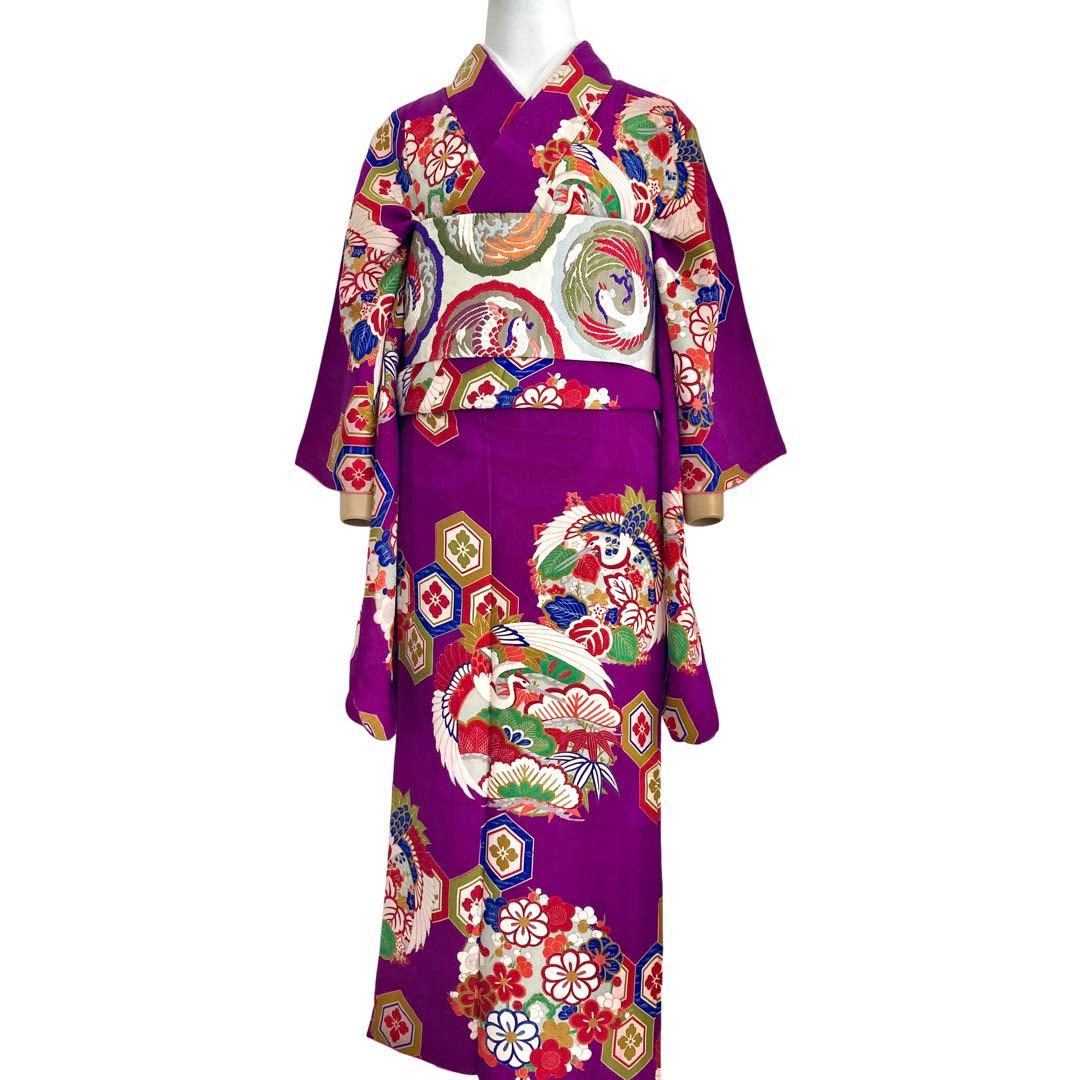 ★ saco Sです★アンティーク　女の子　袴　ジュニア　着物　NO26