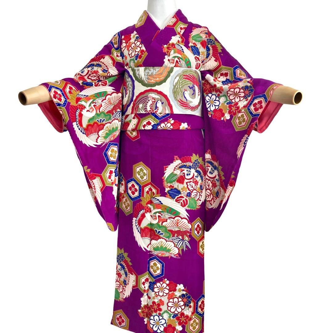 ★ saco Sです★アンティーク　女の子　袴　ジュニア　着物　NO26