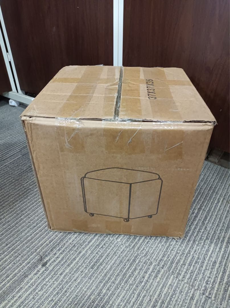 八6628【新品未使用】 5in1 スツールチェア　オレンジ