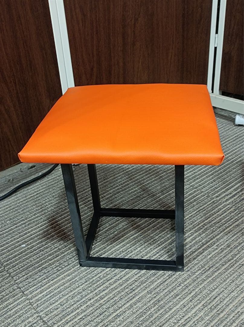 八6628【新品未使用】 5in1 スツールチェア　オレンジ