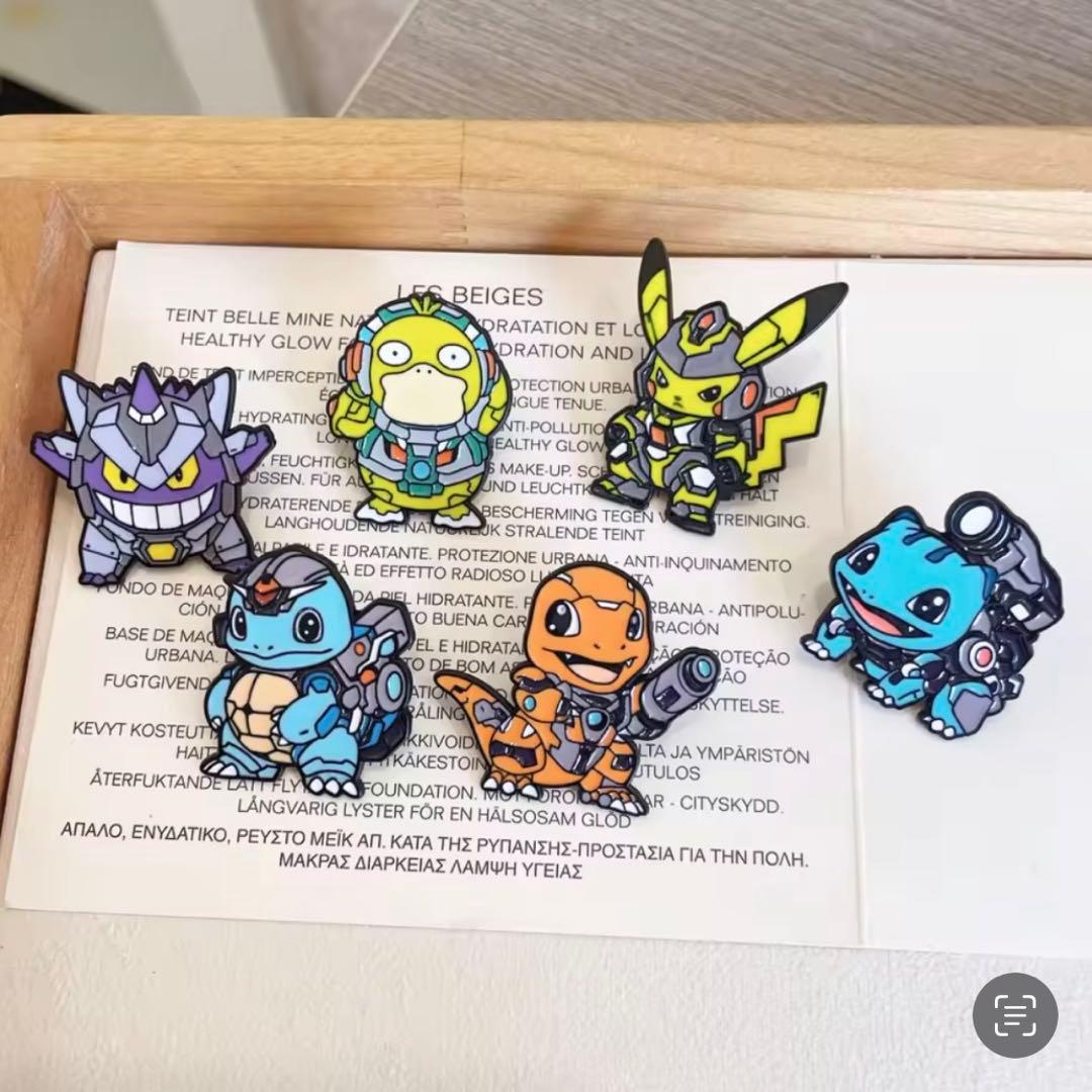 ポケモン ピンバッチ 御三家 ヒトカゲ ゼニガメ フシギダネ 3個セット