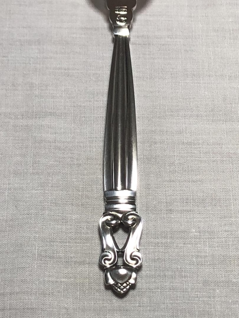 美品 ジョージジェンセン ACORN ディナーフォーク STERLING ②