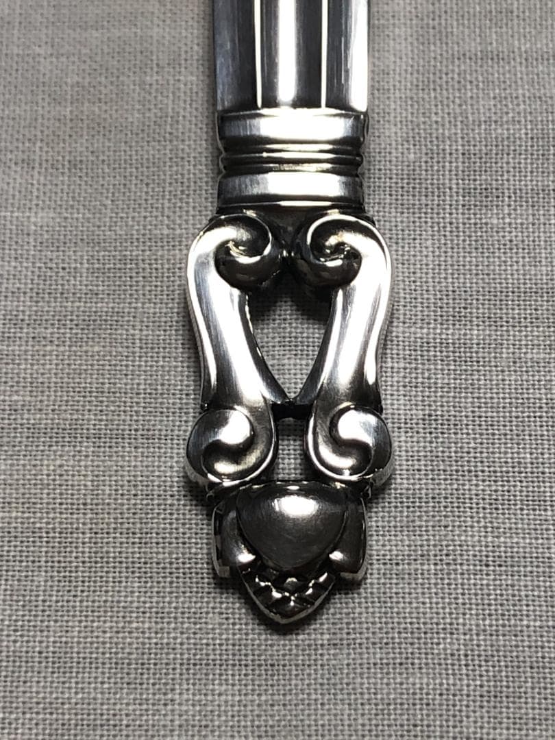 美品 ジョージジェンセン ACORN ディナーフォーク STERLING ②