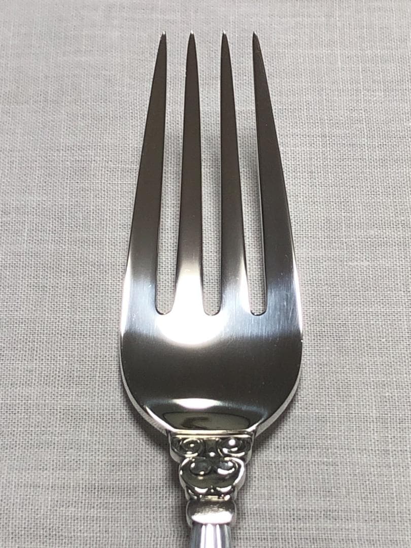 美品 ジョージジェンセン ACORN ディナーフォーク STERLING ②