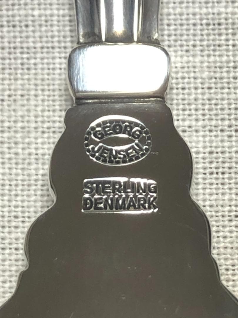 美品 ジョージジェンセン ACORN ディナーフォーク STERLING ②