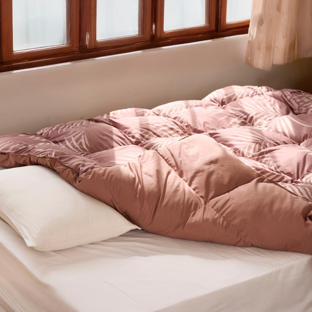 マイクロフラッフィー 掛けふとんホットプラス［ダブル］モカ／テイジン