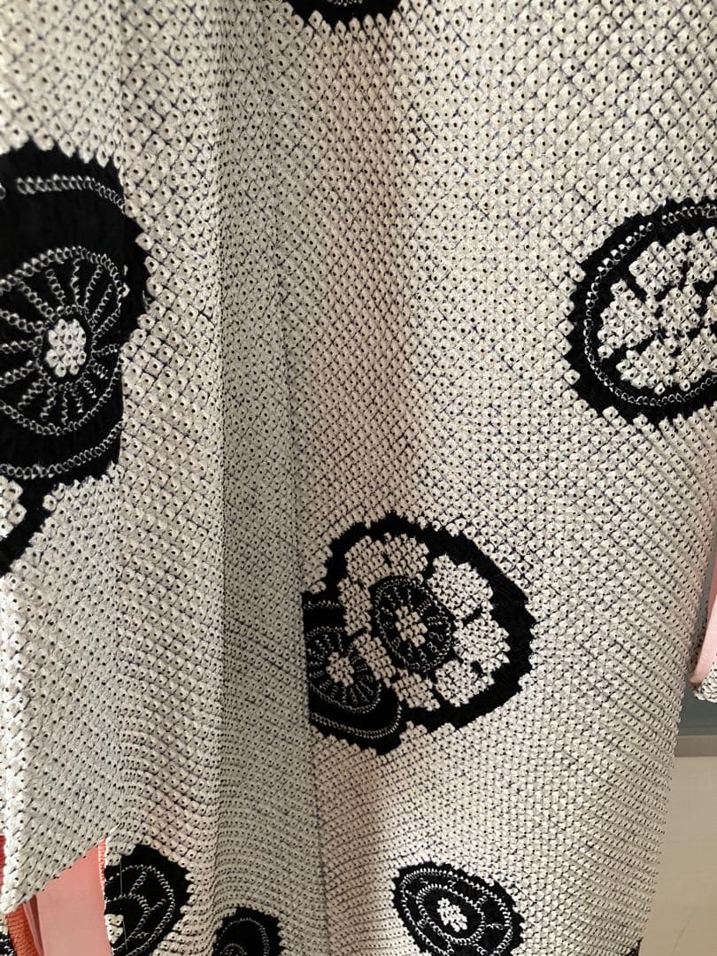 ご予約品 藤娘きぬたや反物より 七五三　四身祝い着　振袖と同誂え長襦袢セット