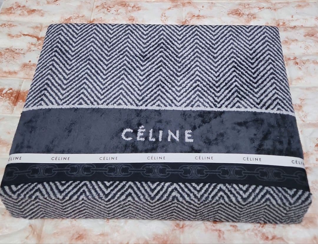 CÉLINE タオルケット 140×200cm　NV