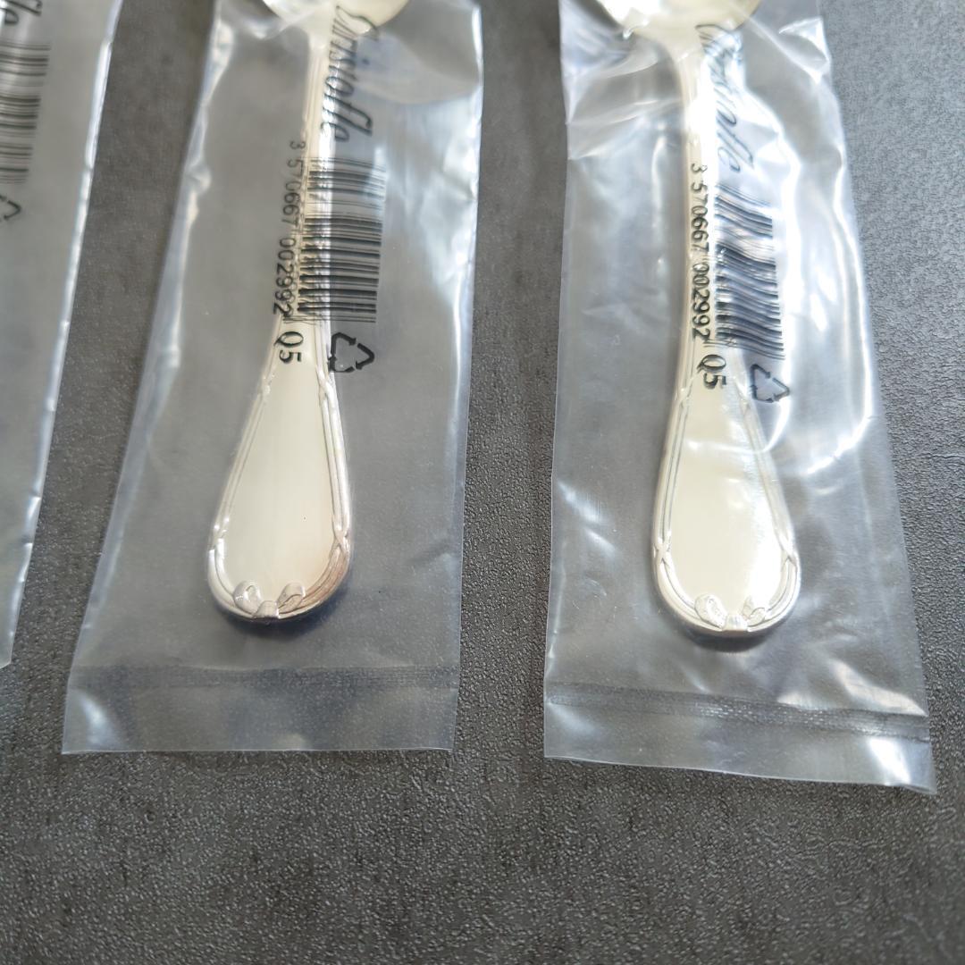 クリストフル リュバン ケーキフォーク コーヒースプーン 未開封 4点 紙箱入り