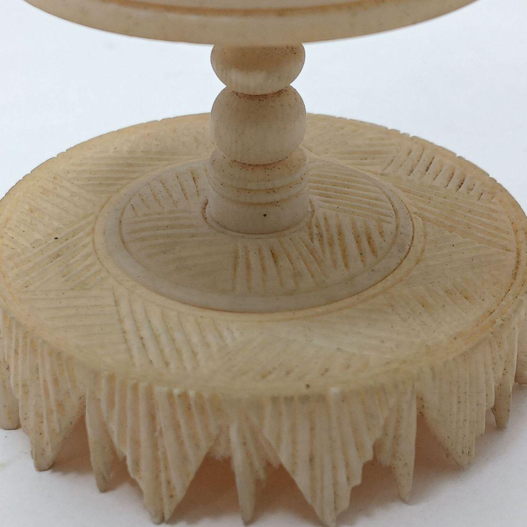 Y2293-3 極上 透かし細工 龍天球置物 総重量139.2gげ