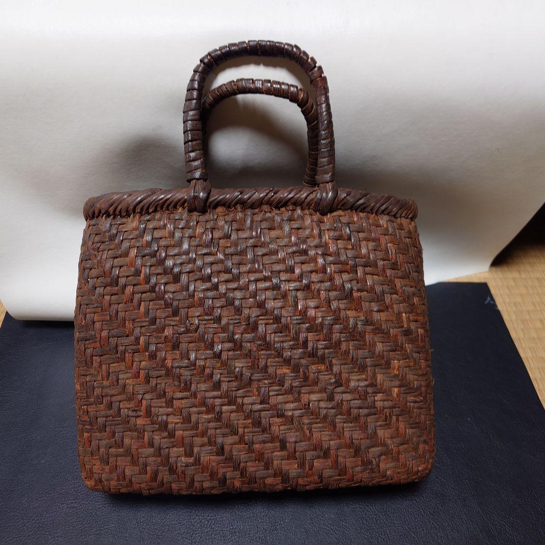 山葡萄かごバッグ 網代編み