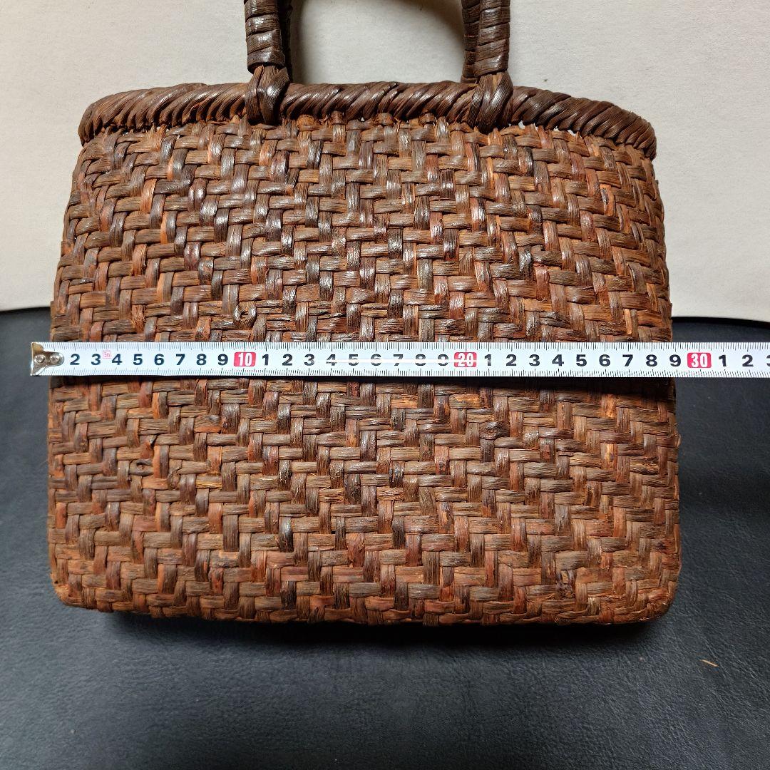 山葡萄かごバッグ 網代編み