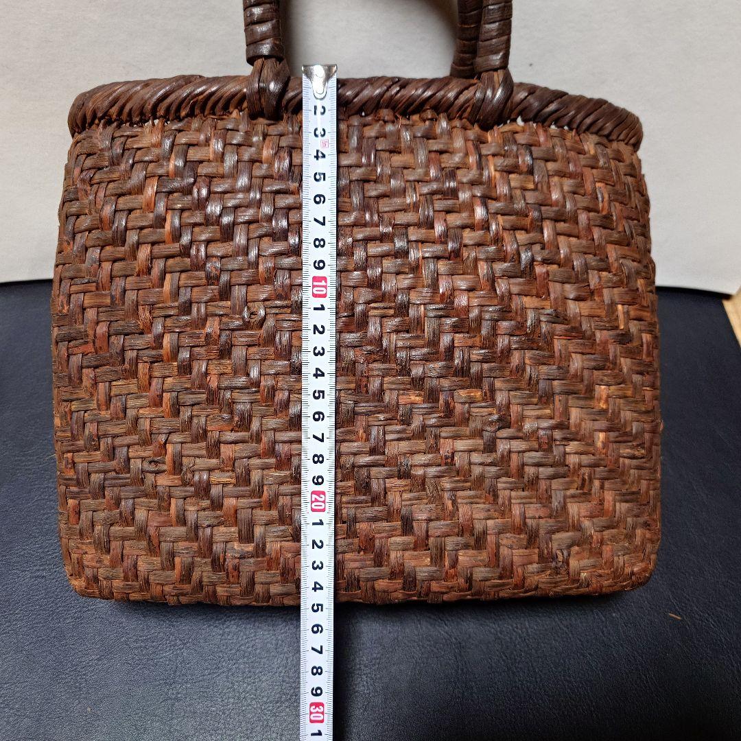 山葡萄かごバッグ 網代編み