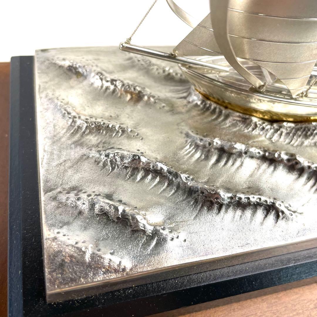 銀製 ヨット 帆船 航海船 シルバー SILVER 970 インテリア 置き物