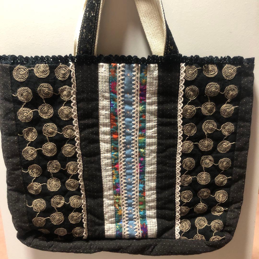 パッチワークキルト　 トートバッグ