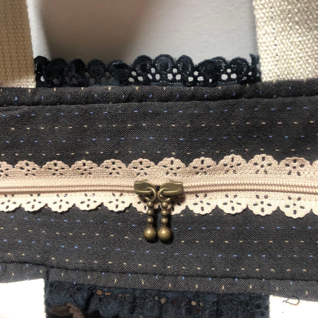 パッチワークキルト　 トートバッグ