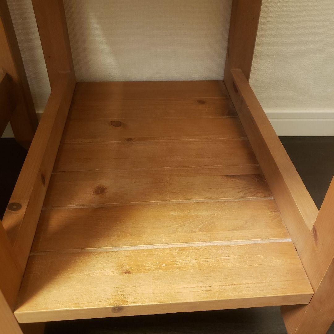 【期間限定】ナチュラルウッド サイドテーブル 2個セット