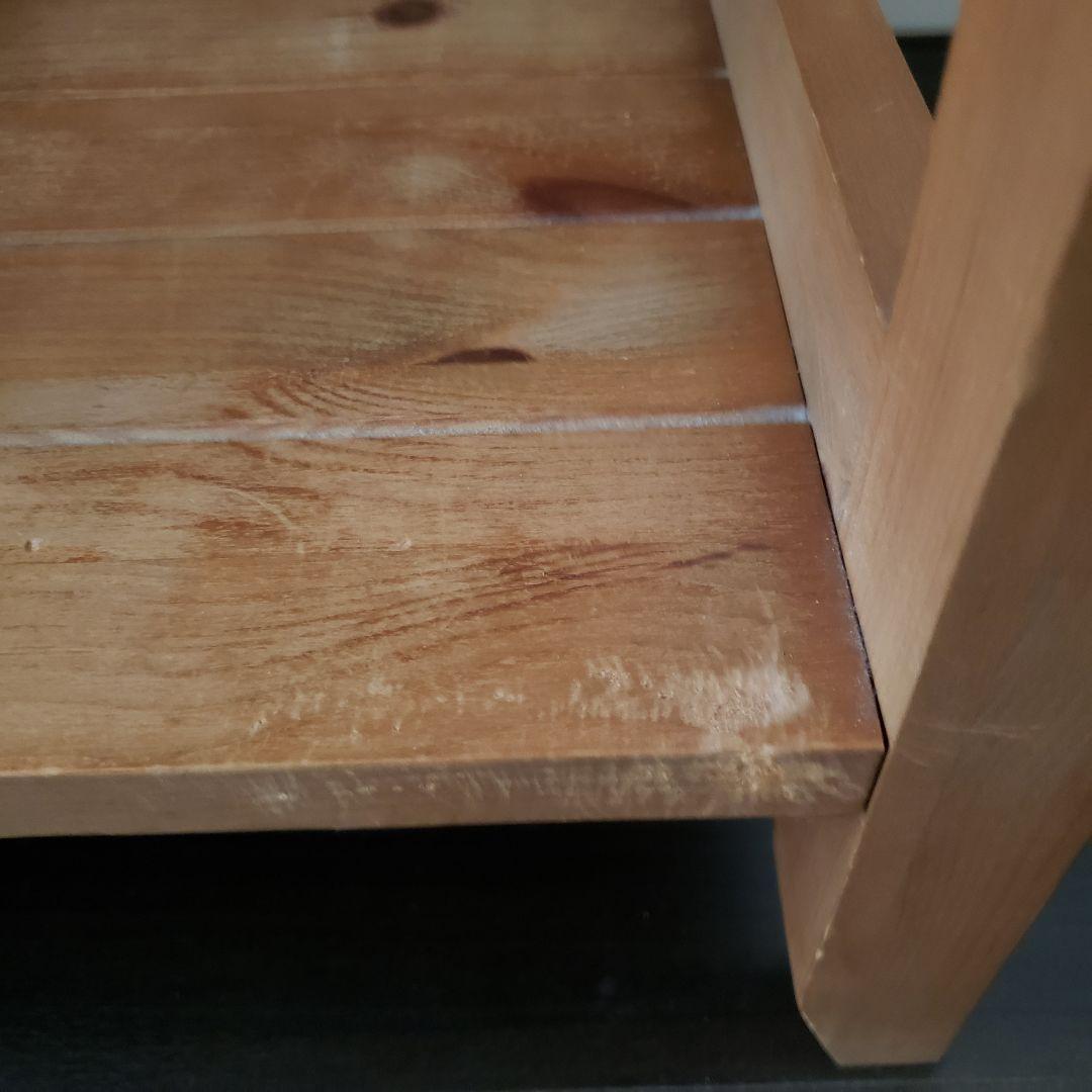 【期間限定】ナチュラルウッド サイドテーブル 2個セット