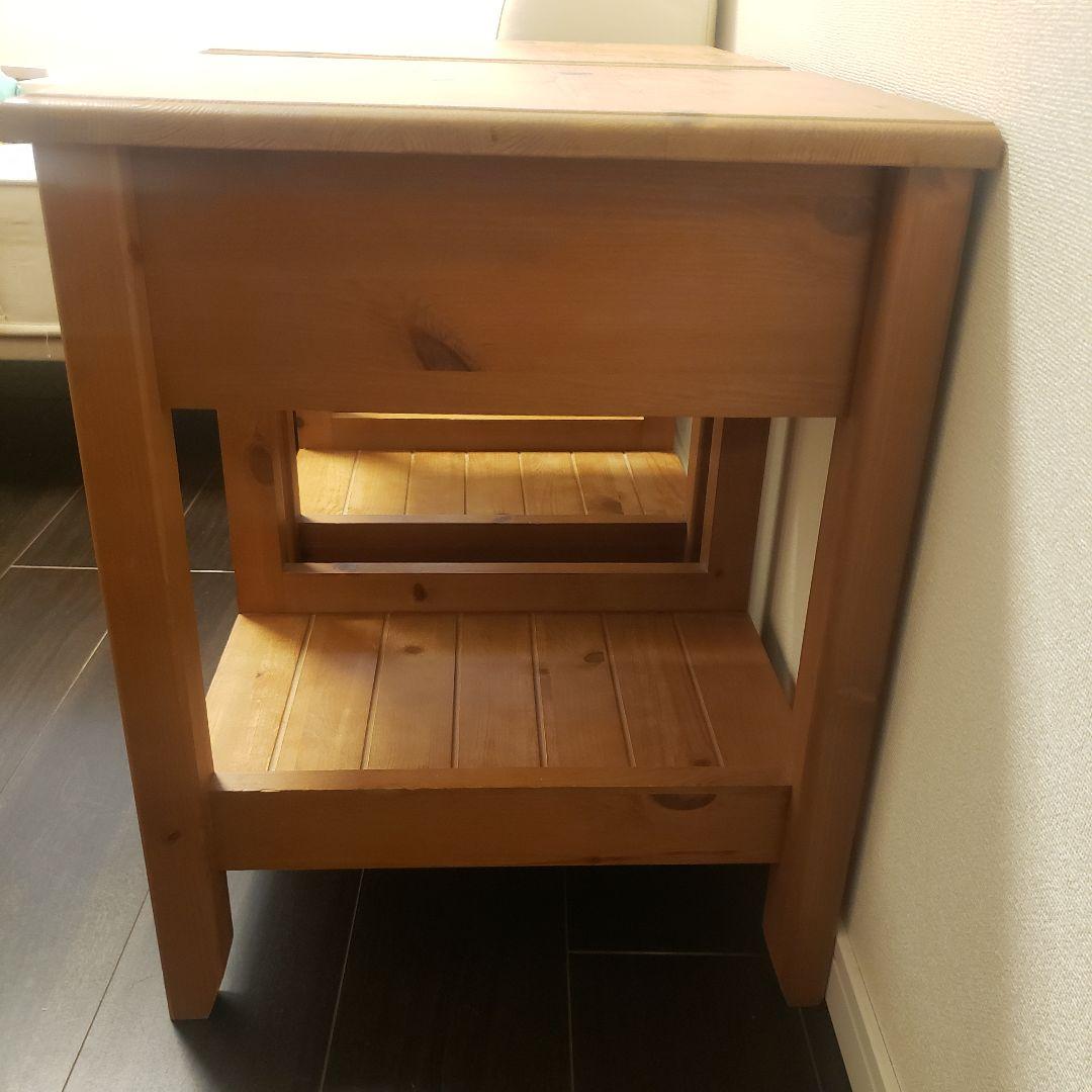 【期間限定】ナチュラルウッド サイドテーブル 2個セット