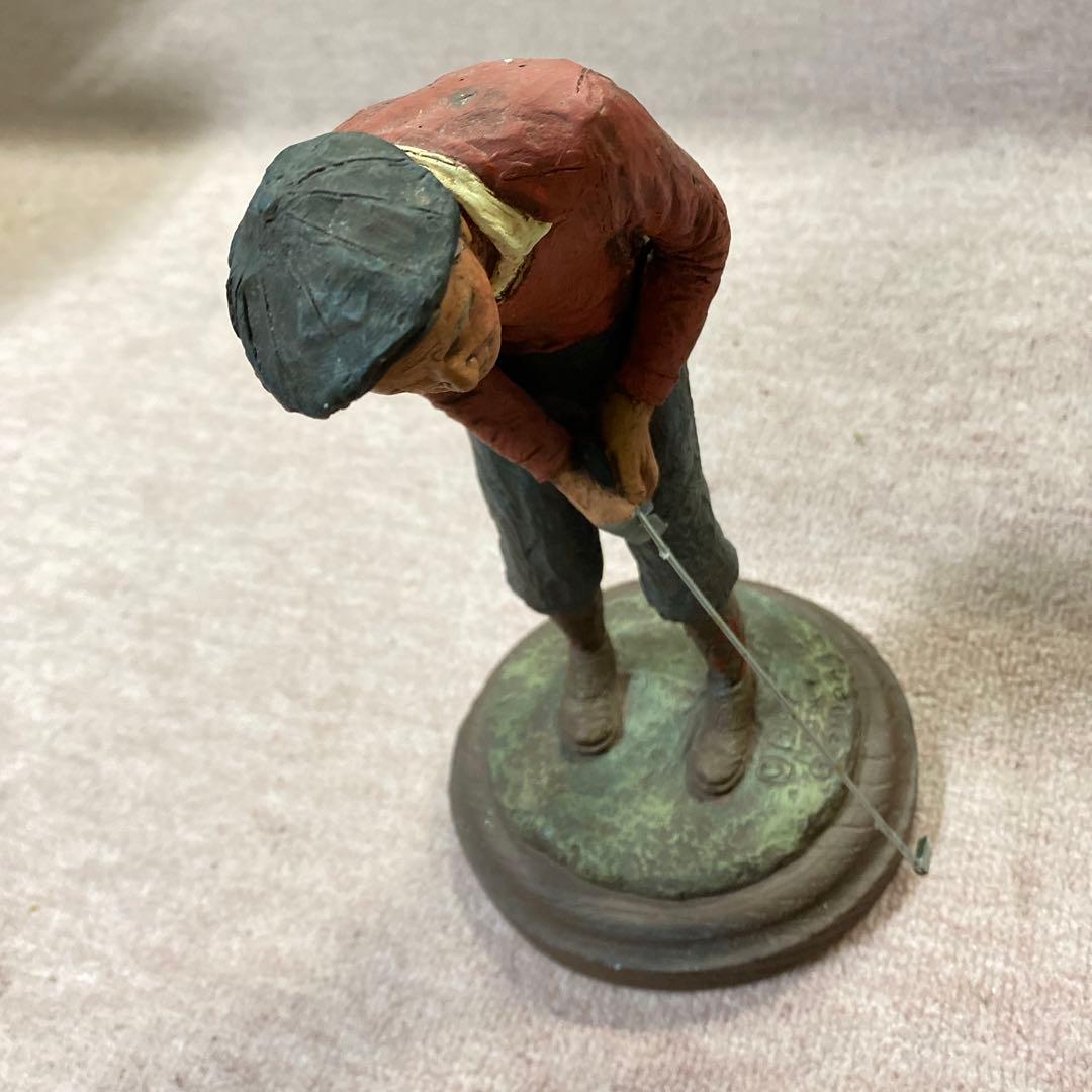 michaelgarman  ゴルフ　人形　ブロンズ像　置物