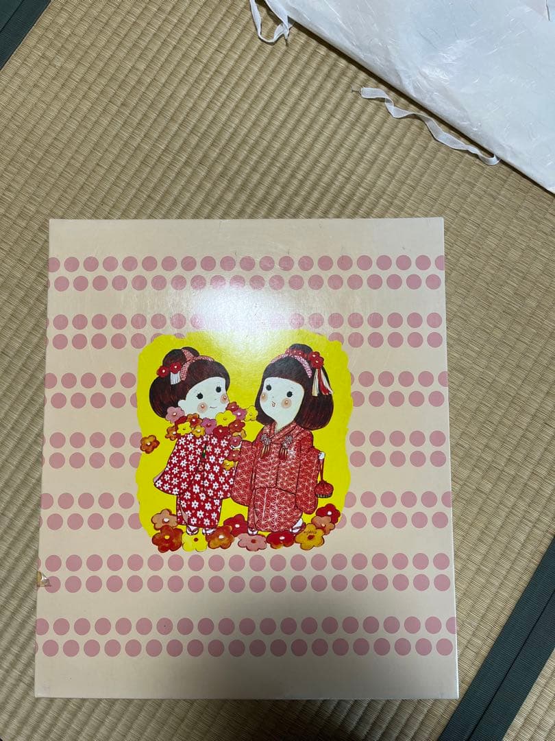 753 3歳着物　クリーニング済み　鮮やかな水色