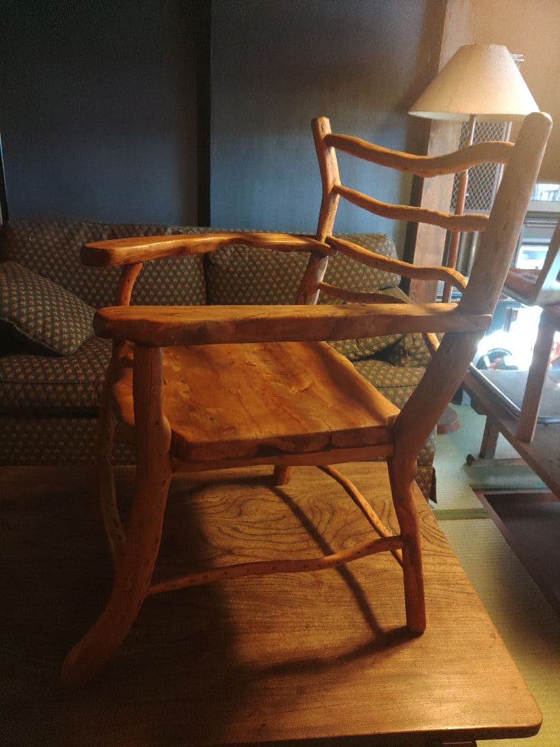 一点物　希少　アームチェア　椅子　ハンドメイド　デザイナー　芸術品　レア