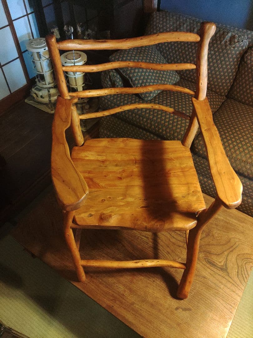 一点物　希少　アームチェア　椅子　ハンドメイド　デザイナー　芸術品　レア