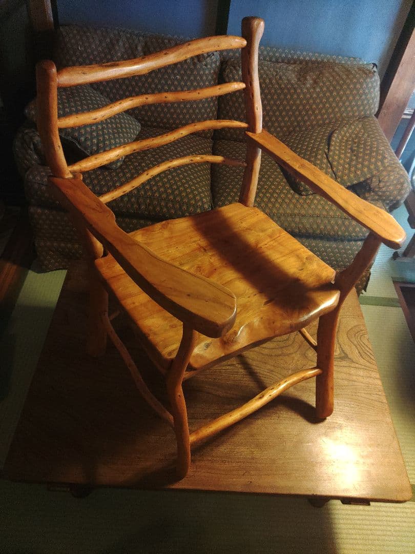 一点物　希少　アームチェア　椅子　ハンドメイド　デザイナー　芸術品　レア