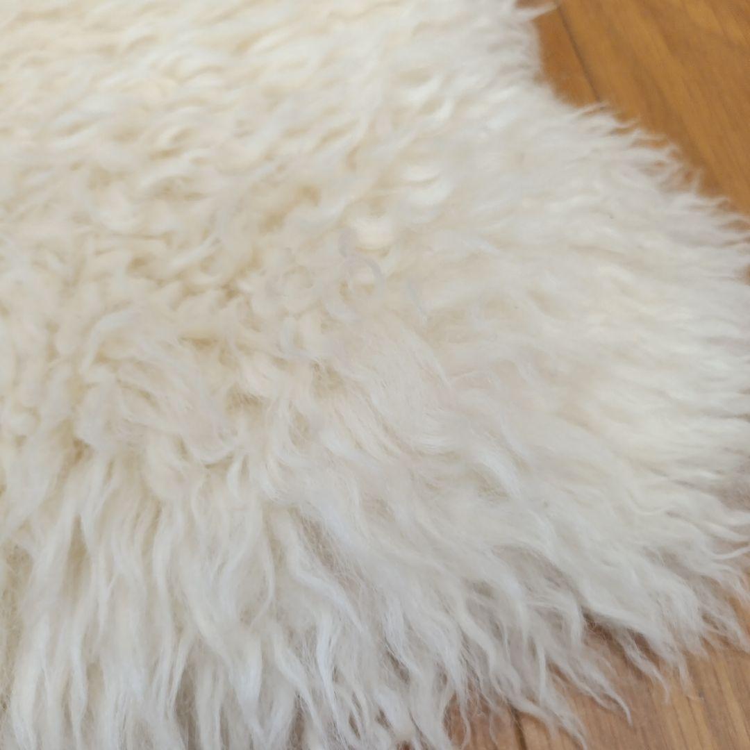 特大羊皮 羊毛 ラグマット ラムスキン ニュージランド産 - メルカリ