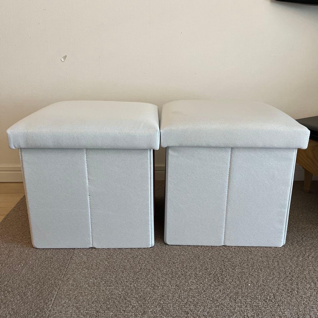 I'MOK 収納スツール アイムオーケー　ロンハーマン　おもちゃ収納　2個セット