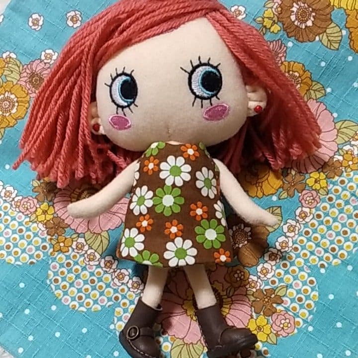 イルメール　ハッピードール　ワンピース＆帽子　薄茶No.2