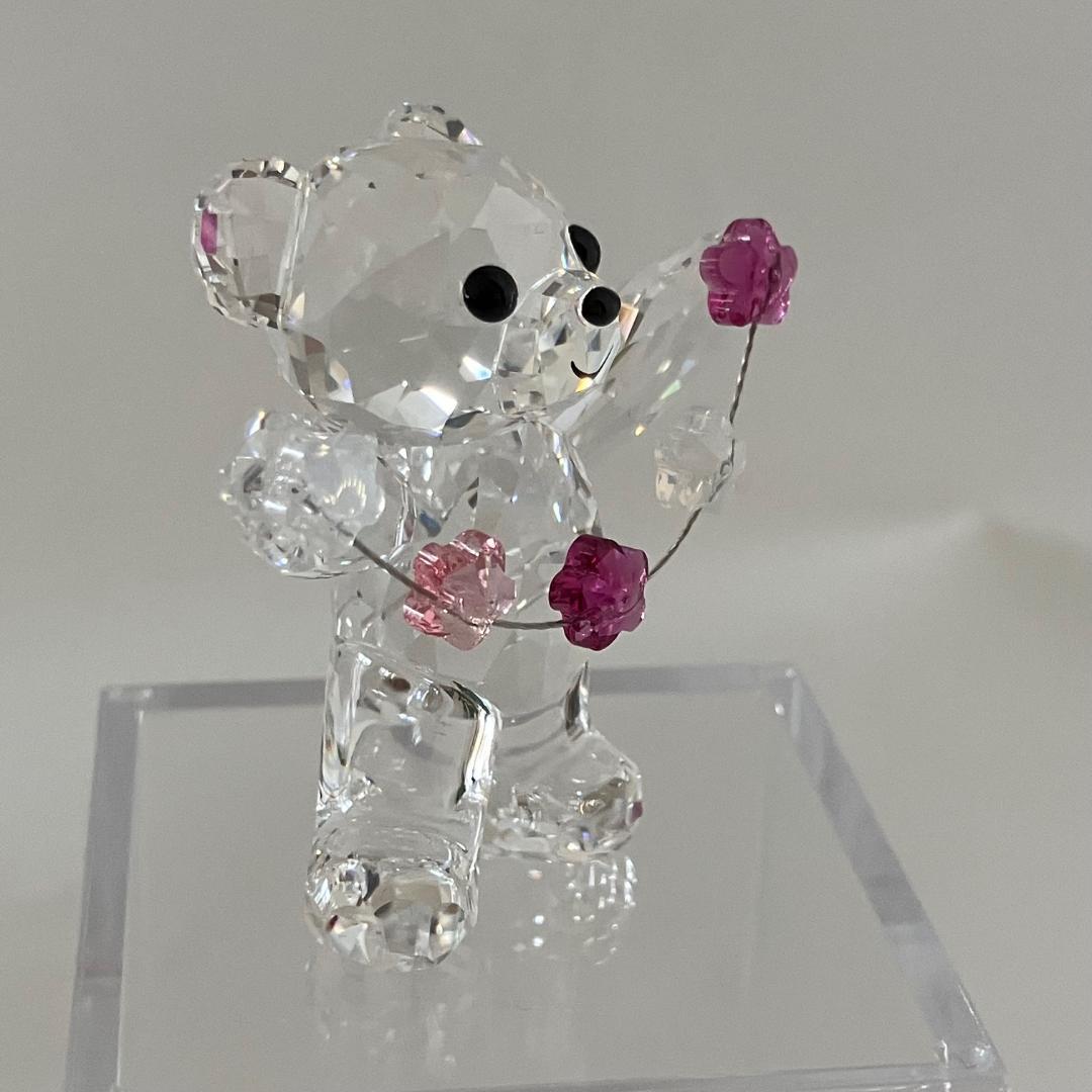 Swarovski スワロフスキー　クリスベア Flowers for you