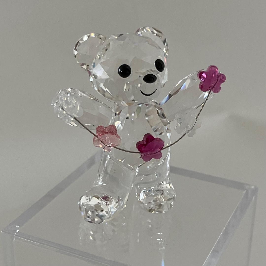 Swarovski スワロフスキー　クリスベア Flowers for you