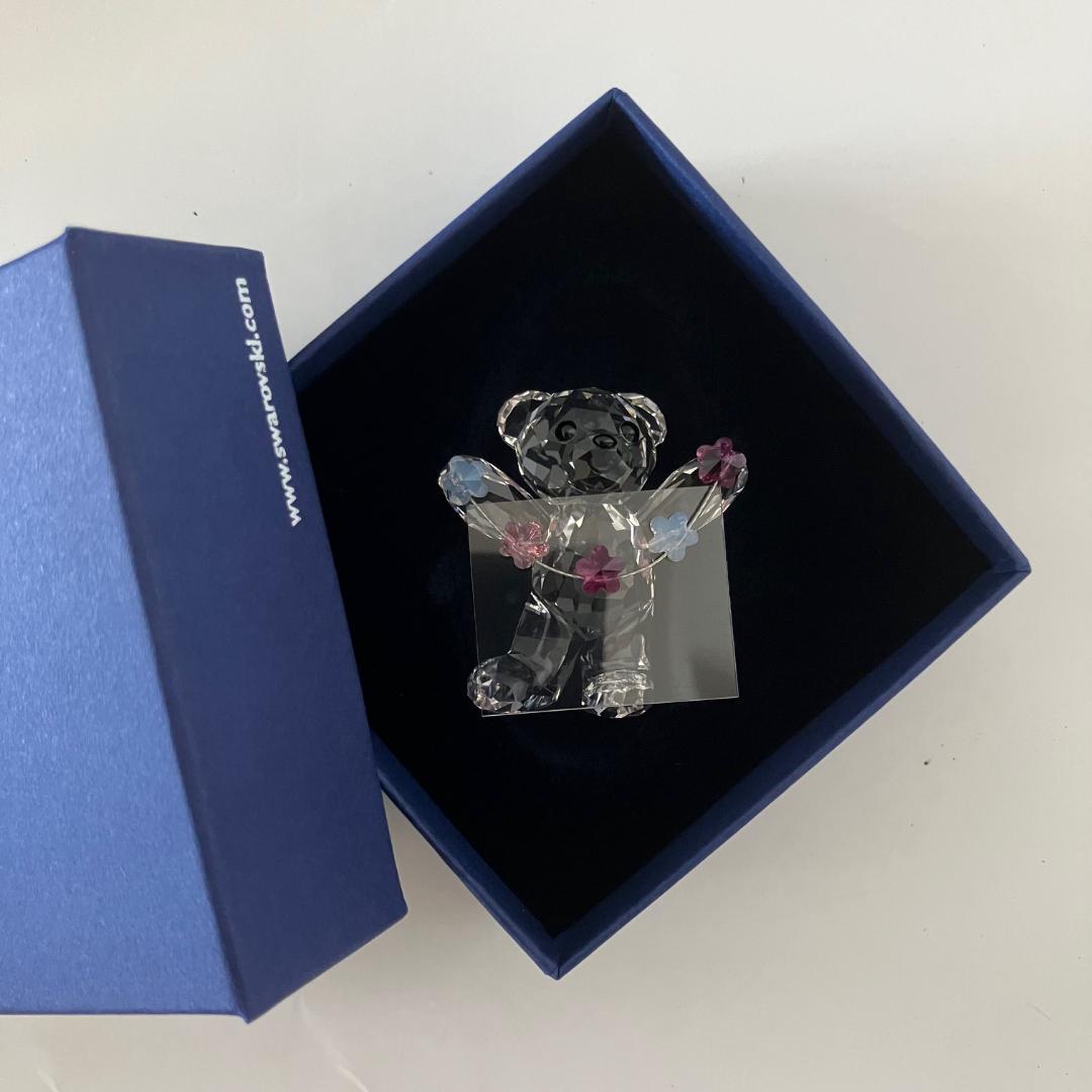Swarovski スワロフスキー　クリスベア Flowers for you