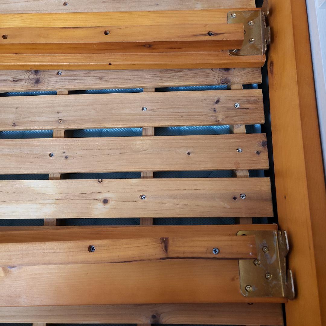 スノコベッド　ベッド　すのこ　天然木製　パイン材　杉　木製　山善　ヤマゼン