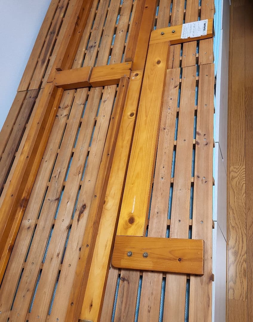 スノコベッド　ベッド　すのこ　天然木製　パイン材　杉　木製　山善　ヤマゼン