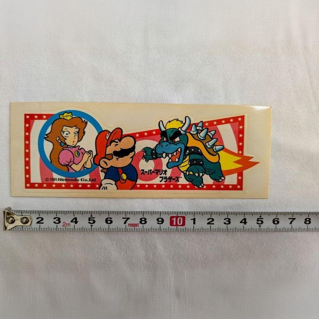 スーパーマリオ ロングステッカー ファミコン まとめ買い値下げOK 当時
