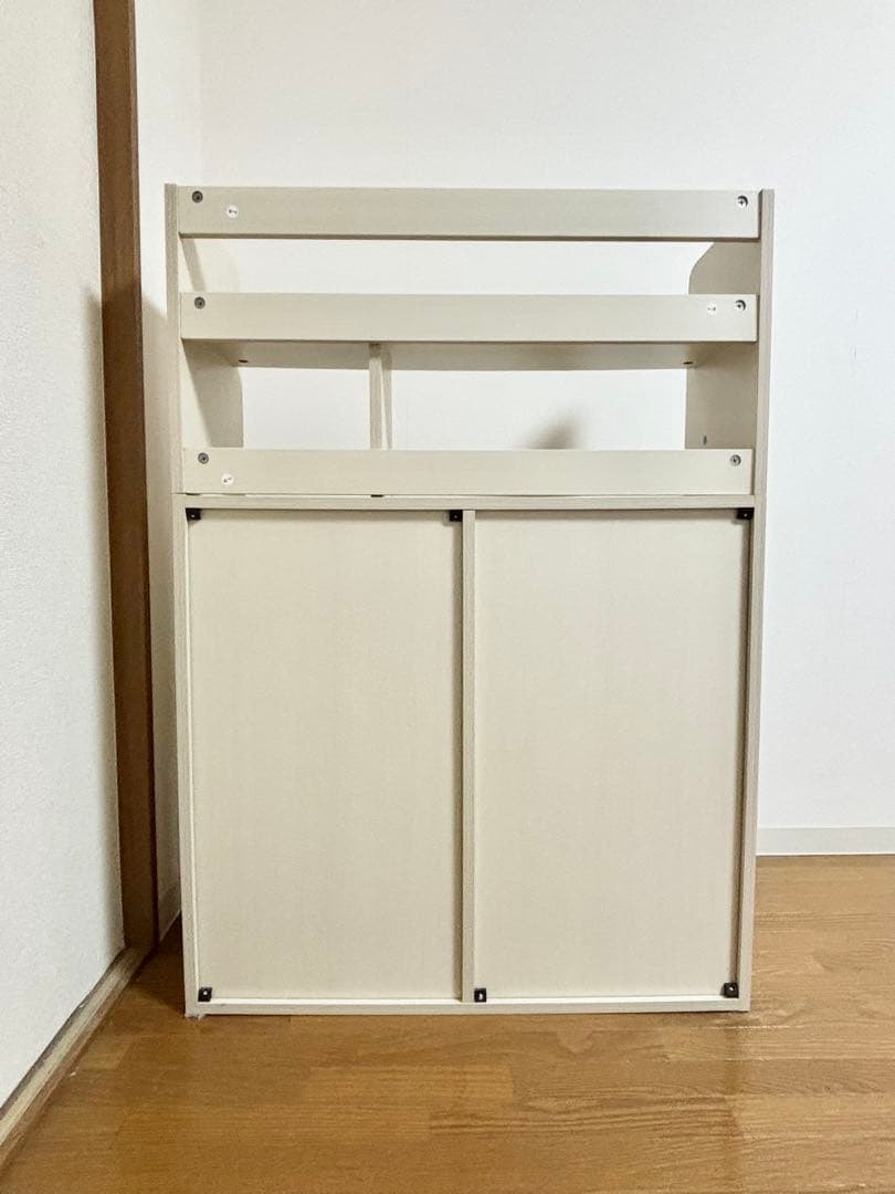 ニトリ　ライティングデスク　ホワイトウォッシュ