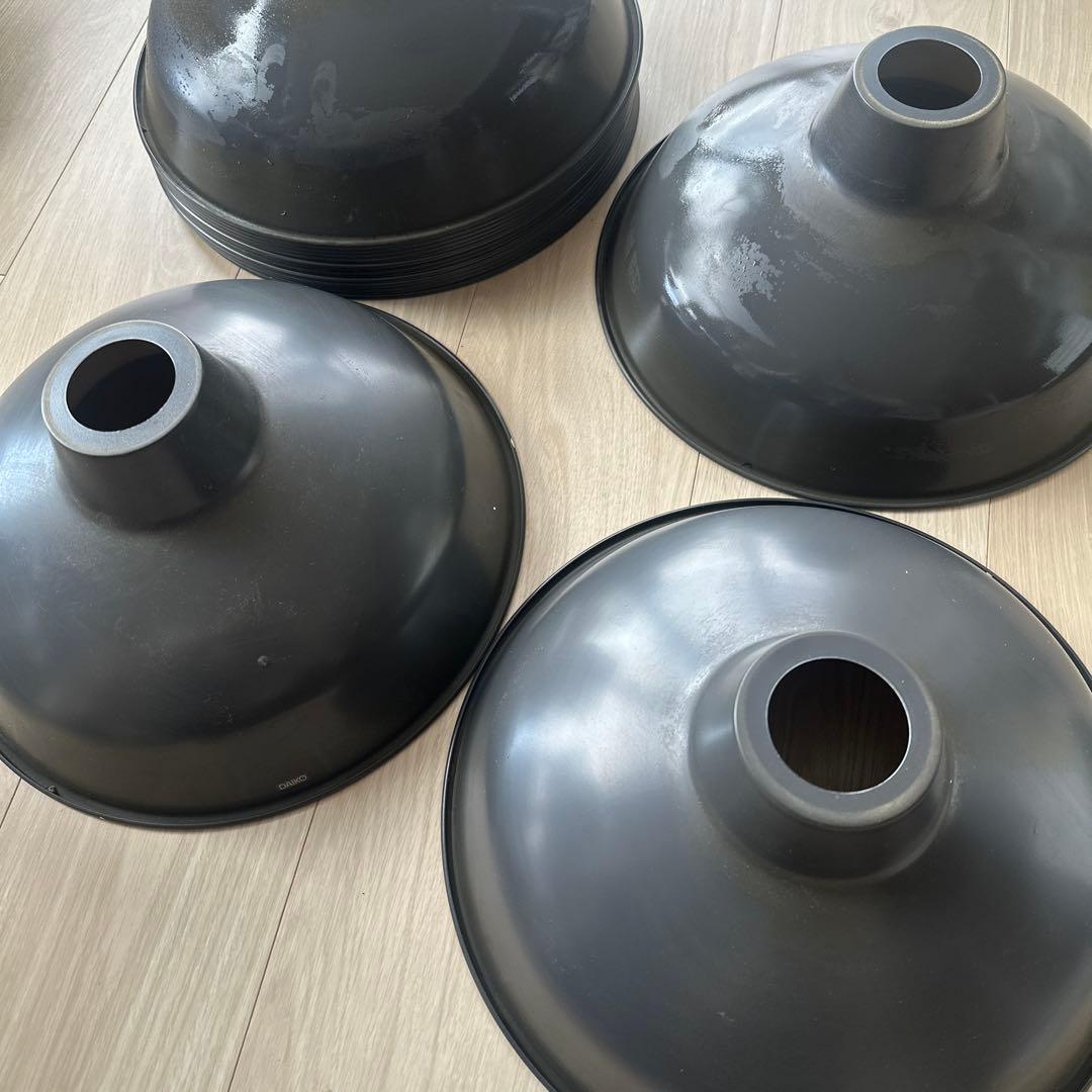 DAIKO ドーム型ランプシェード 9枚セット 濃いグレー