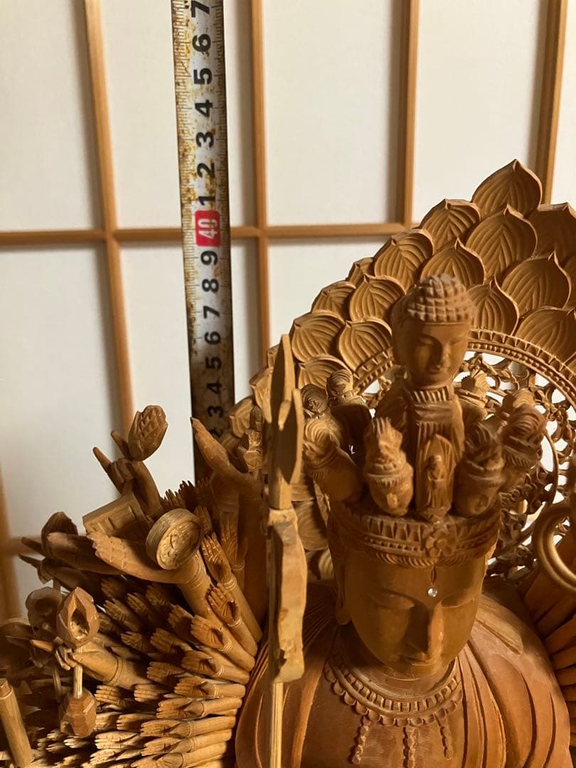 木製観音菩薩像