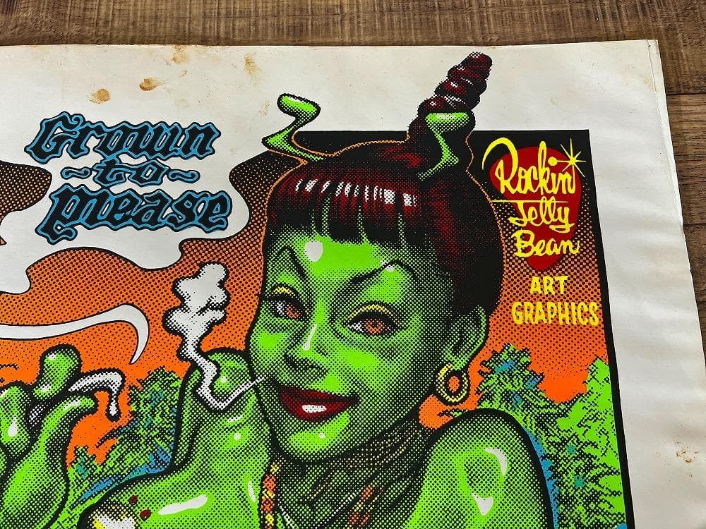 500枚限定 90s初期 エロスティカ ロッキンジェリービーン 1st ポスター