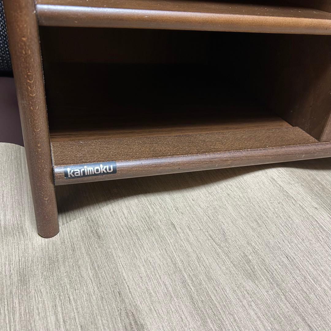 カリモク　キャビネット　電話台　スリッパ置き　チェスト　書類棚　カリモク家具