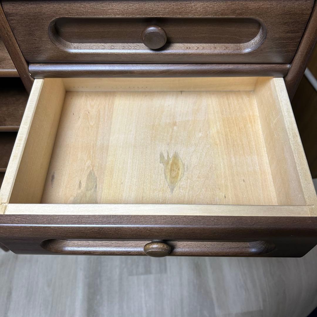 カリモク　キャビネット　電話台　スリッパ置き　チェスト　書類棚　カリモク家具