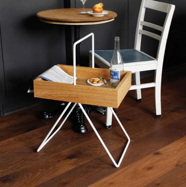 サイドバイサイド40101サイドテ ーブル木製北欧デザイン天然木ドイツ製