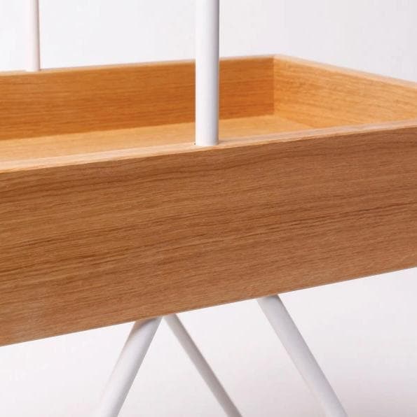 サイドバイサイド40101サイドテ ーブル木製北欧デザイン天然木ドイツ製