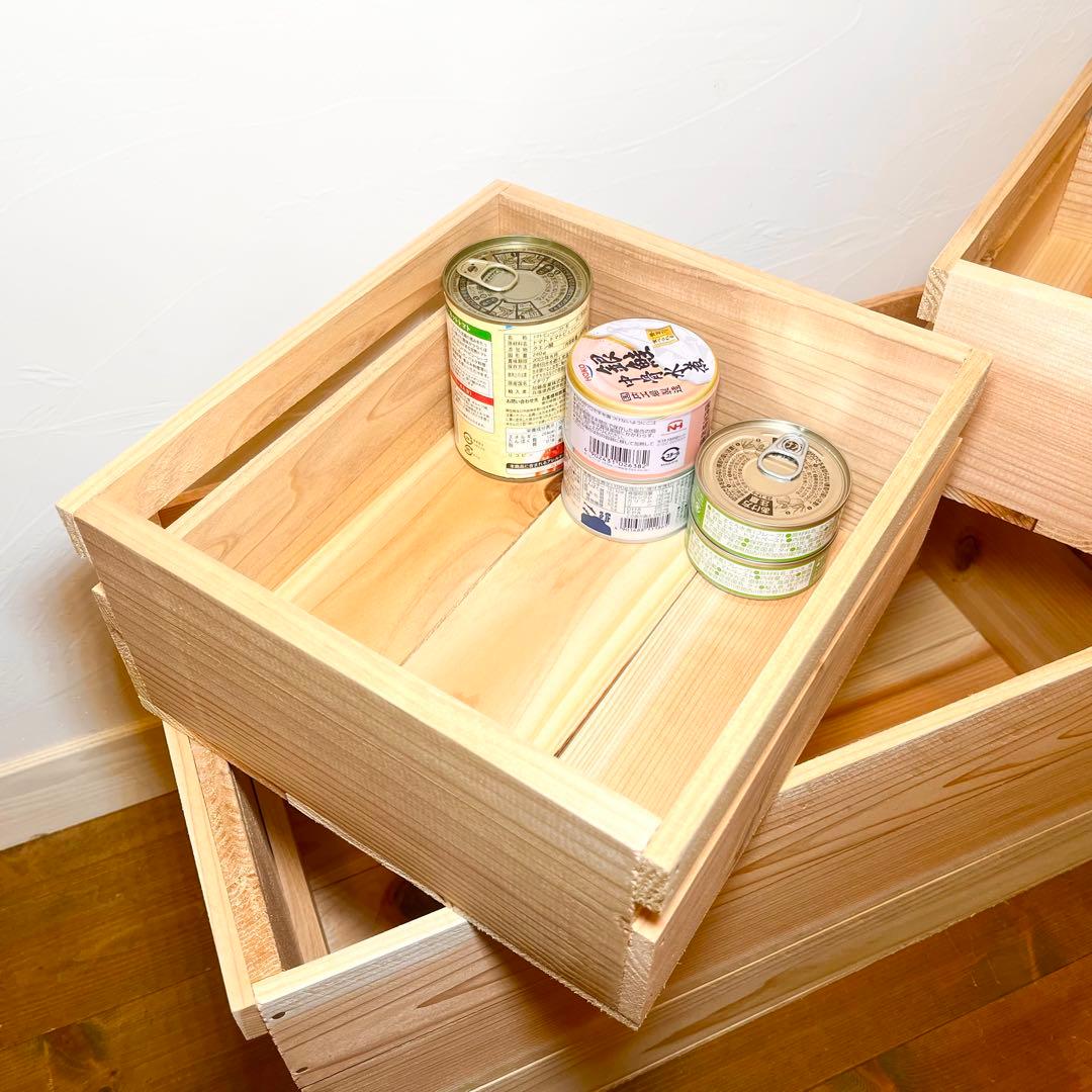 りんご箱 2箱 & 収納小箱 8箱 セット販売 / 木箱 ストレージ 引出し