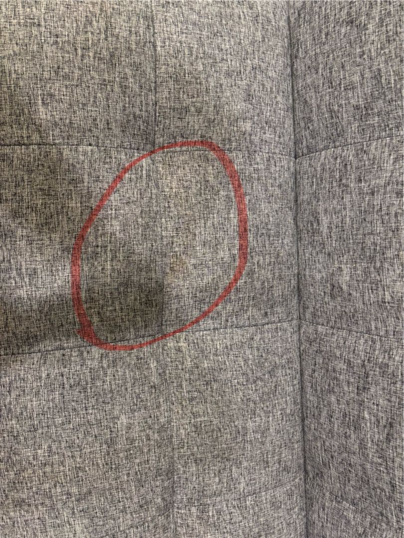 グレー ソファベッド 幅183cm